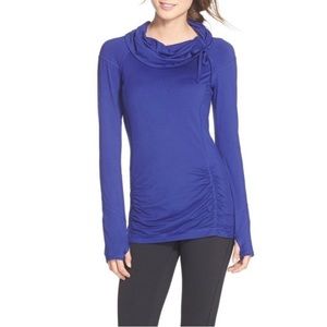 Zella All Out Ruched Pullover Top